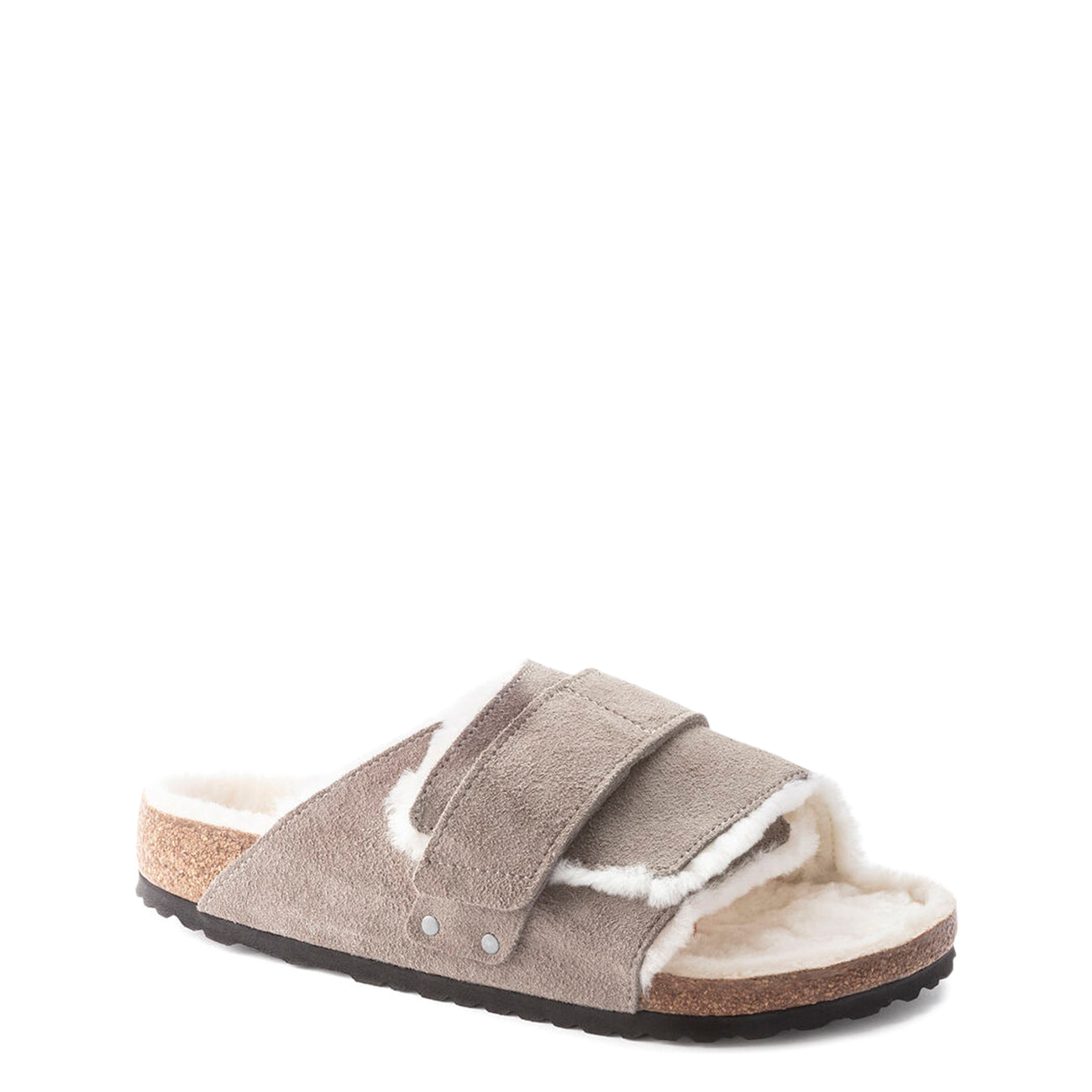 Stone coin suede narrow-