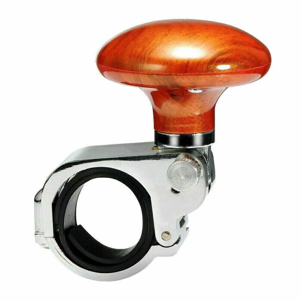 Prime Goods Steering Wheel Spinner Knob Handle - Gray