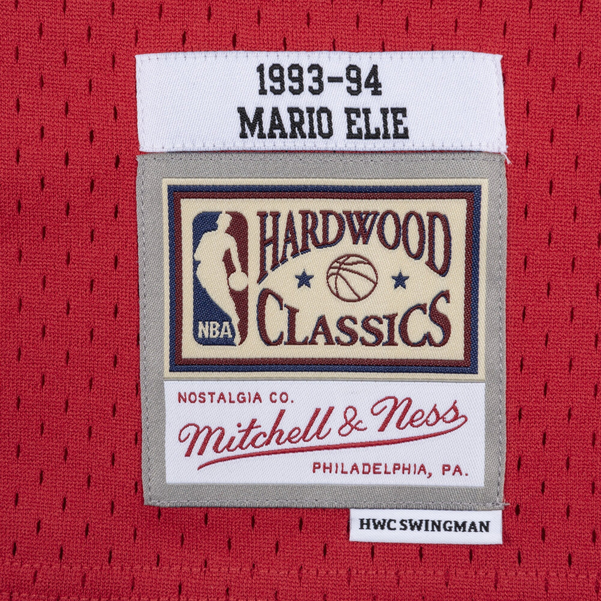 Mitchell & Ness Men's NBA Swingman Jersey Rockets 1993 Mario Elie