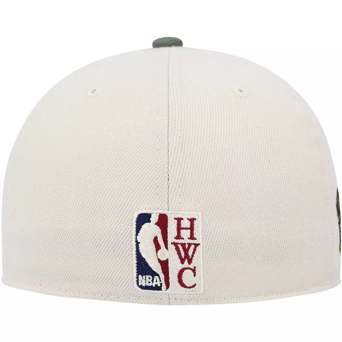 Mitchell & Ness Men's NBA Off White Camo Fitted Hwc Bulls Fitted Caps