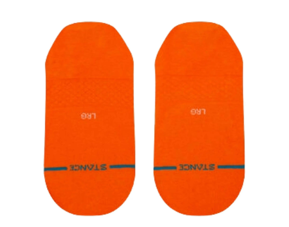 Stance Icon Classic No Show Socks Orange