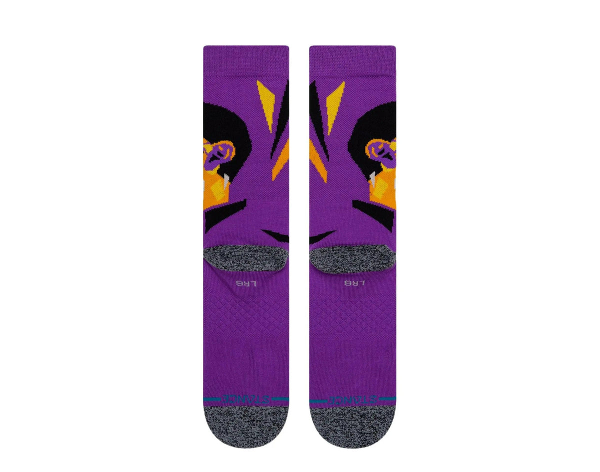 Stance Lebron James Profiler NBA Crew Socks Purple