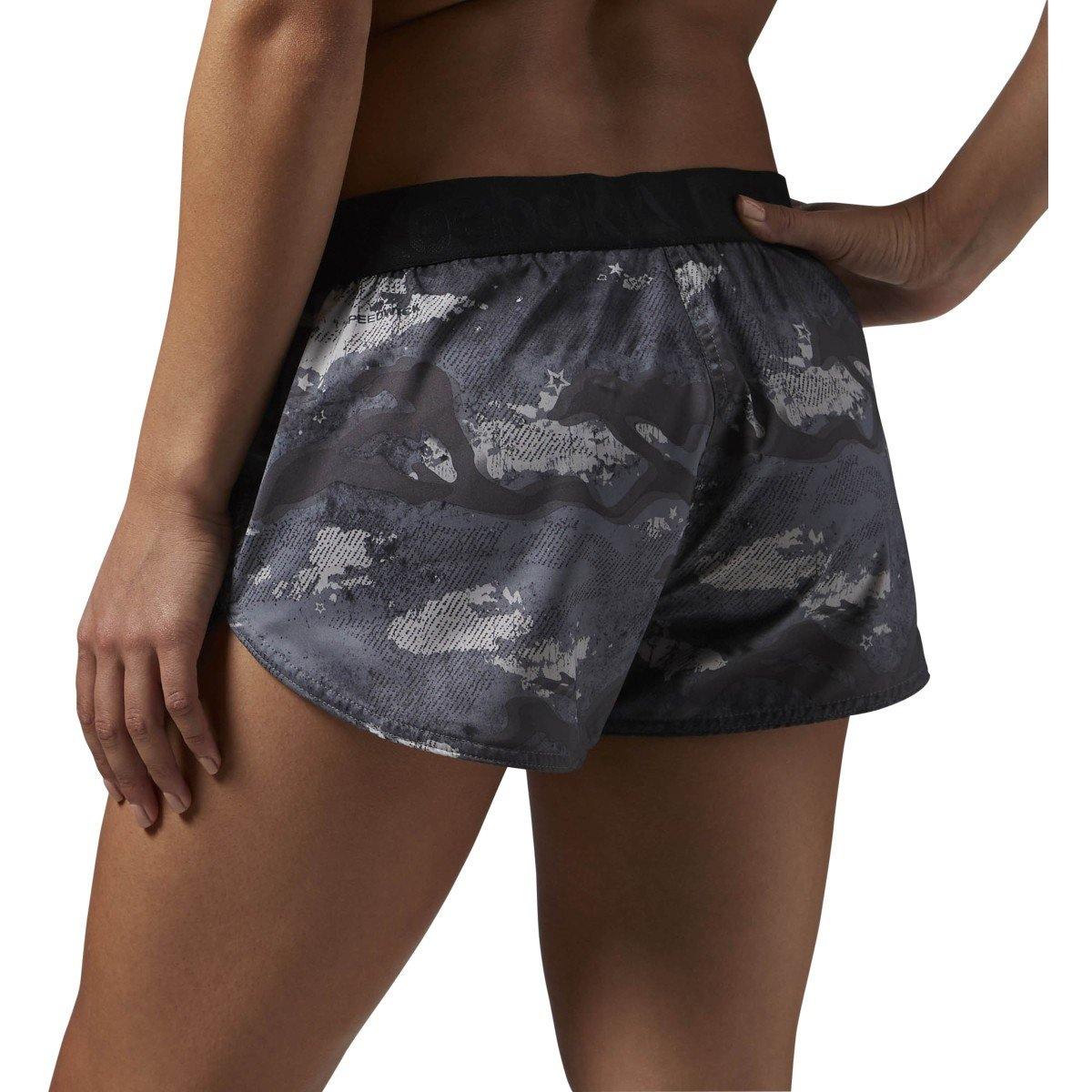 Reebok Women's Wor Woven Aop Camo Shorts