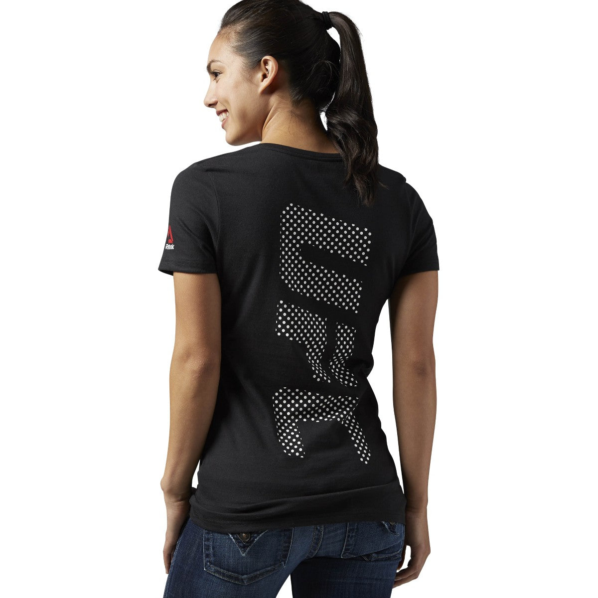 Reebok Women's UFC Tri-Blend V Neck Tee T-Shirts