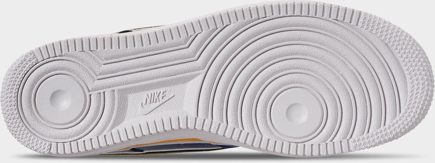 Nike Men's Air Force 1 Low Sport 'Nba Deep Royal University Gold' - AJ7748-400