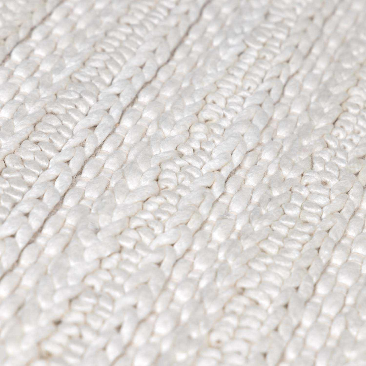 Alice Braided Faux Silk & Wool Rug - Clearance