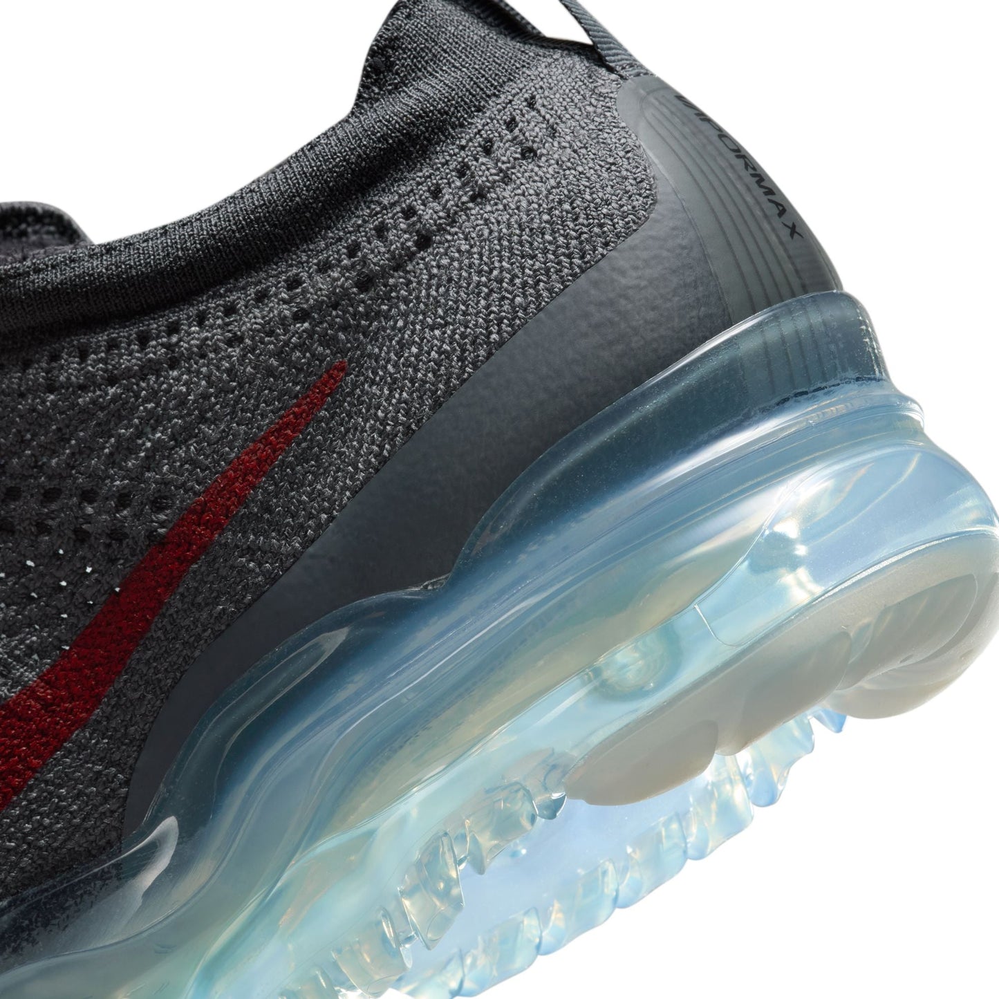 Nike Mens Air Vapormax 2023 Flyknit - Dark Grey/Gym Red