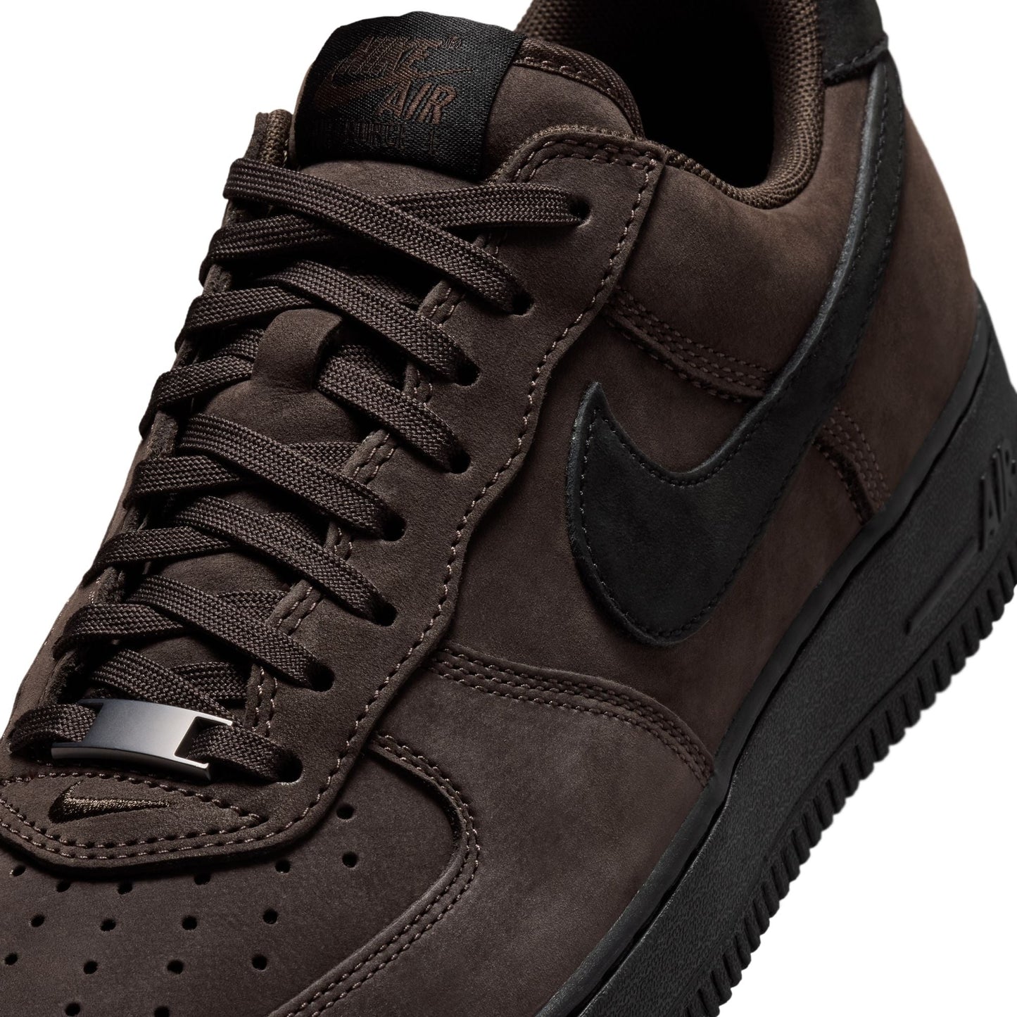 Nike Mens Air Force 1 Low Retro Premium - Black Tea