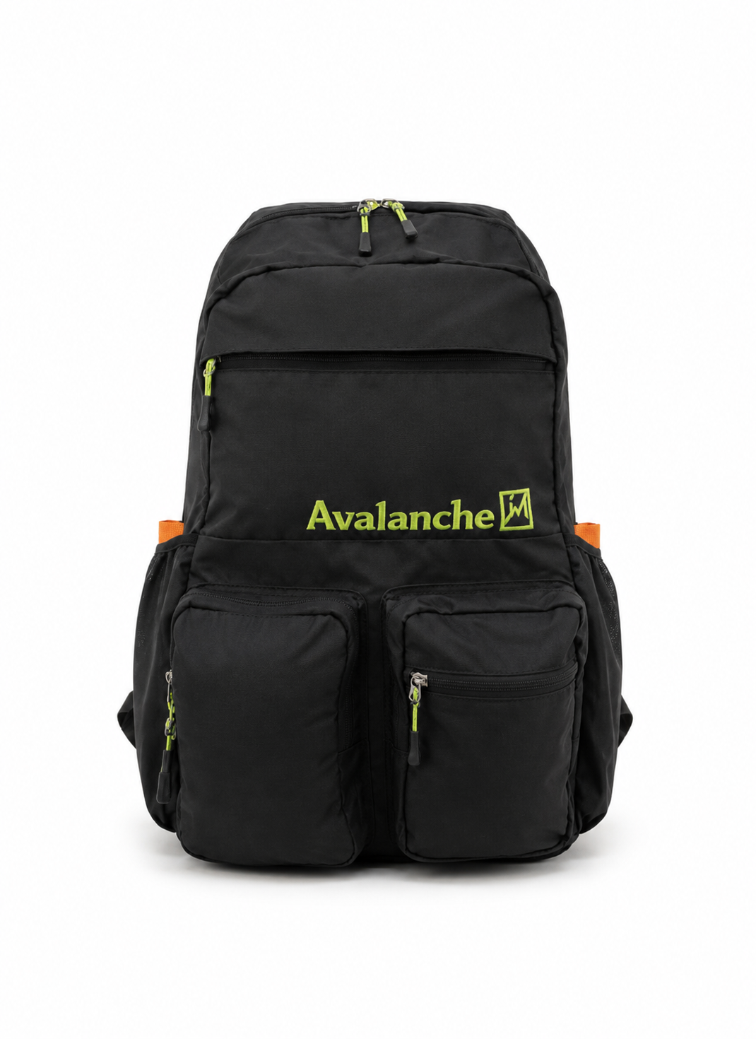 Avalanche Davis Backpack – Outdoor Travel Backpack with Padded Mesh Back & Multi-Pocket Storage Black