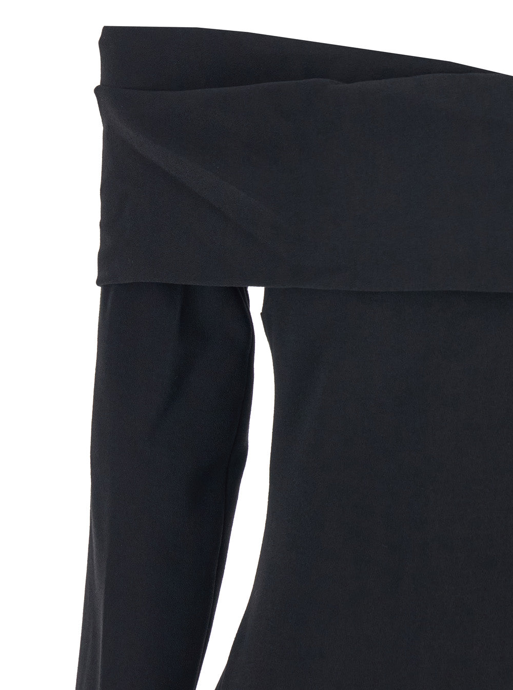 'Yuni' Black Dress With Square Neckline