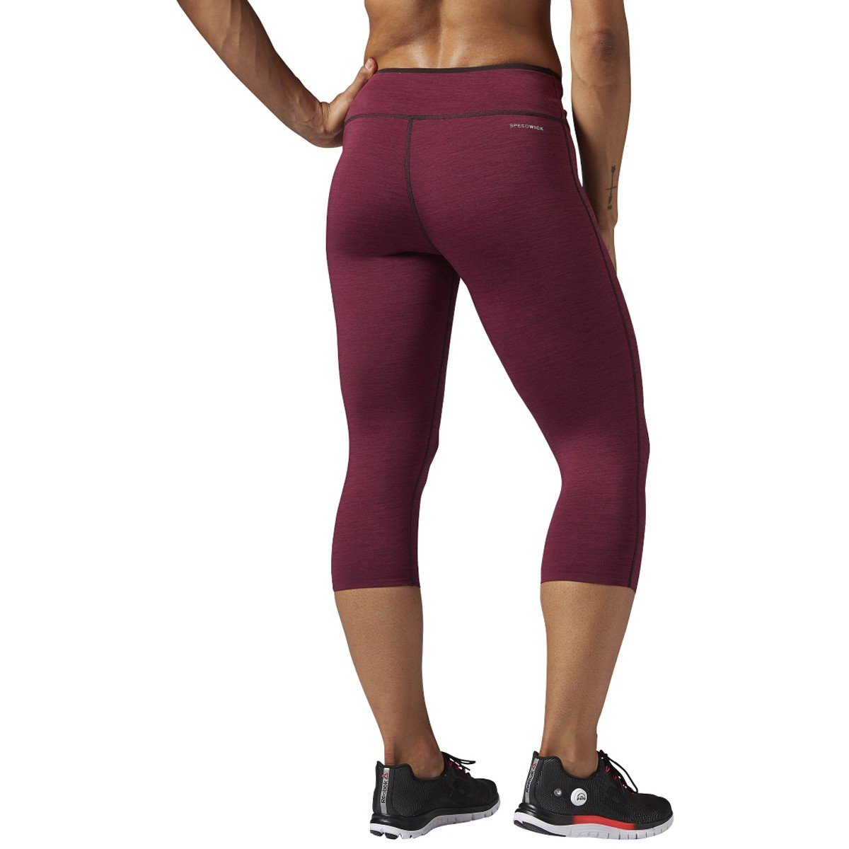 Reebok Women's Workout Ready Reversible Capris