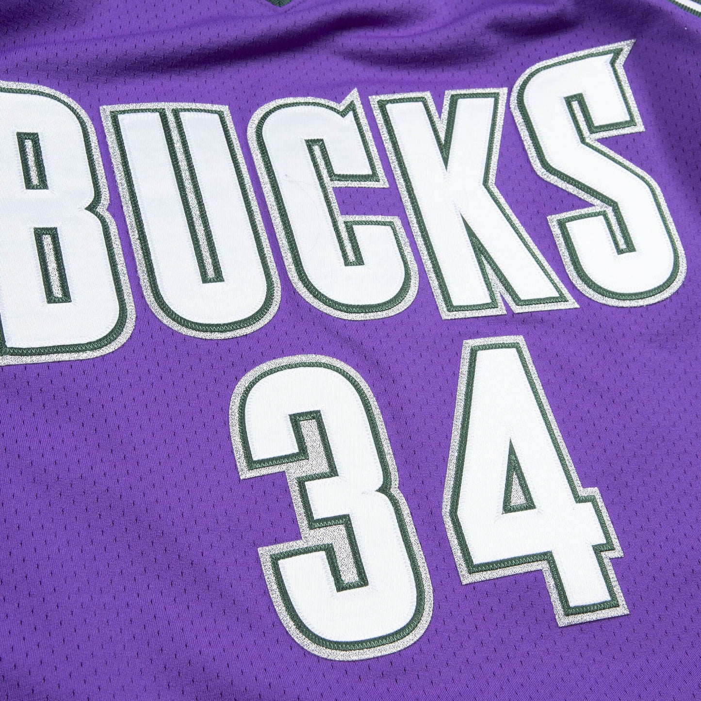 Men's Mitchell & Ness NBA Authentic Jersey Milwaukee Bucks Ray Allen #34