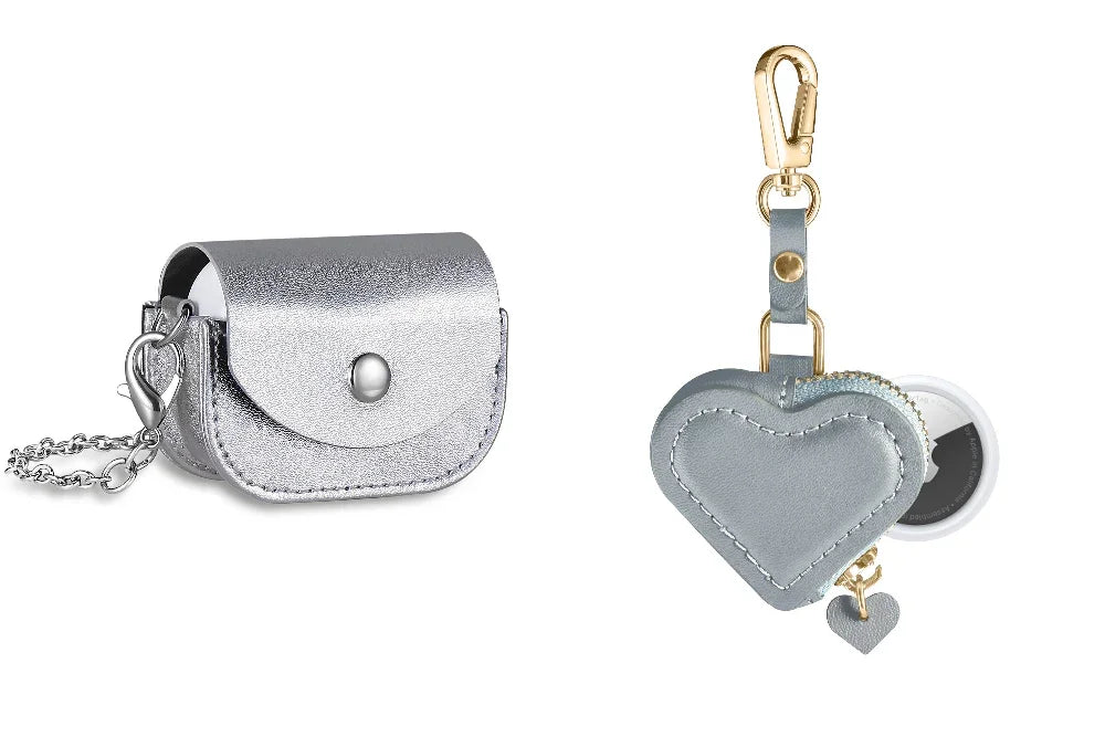 Leather Purse + Charm for AirTag and AirPods Pro Bundle