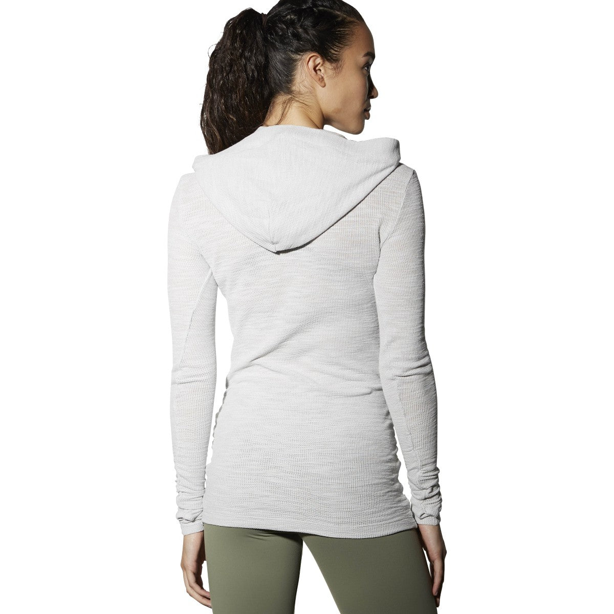 Reebok Women's Noble Fight Long Sleeve Waffle Hoodie