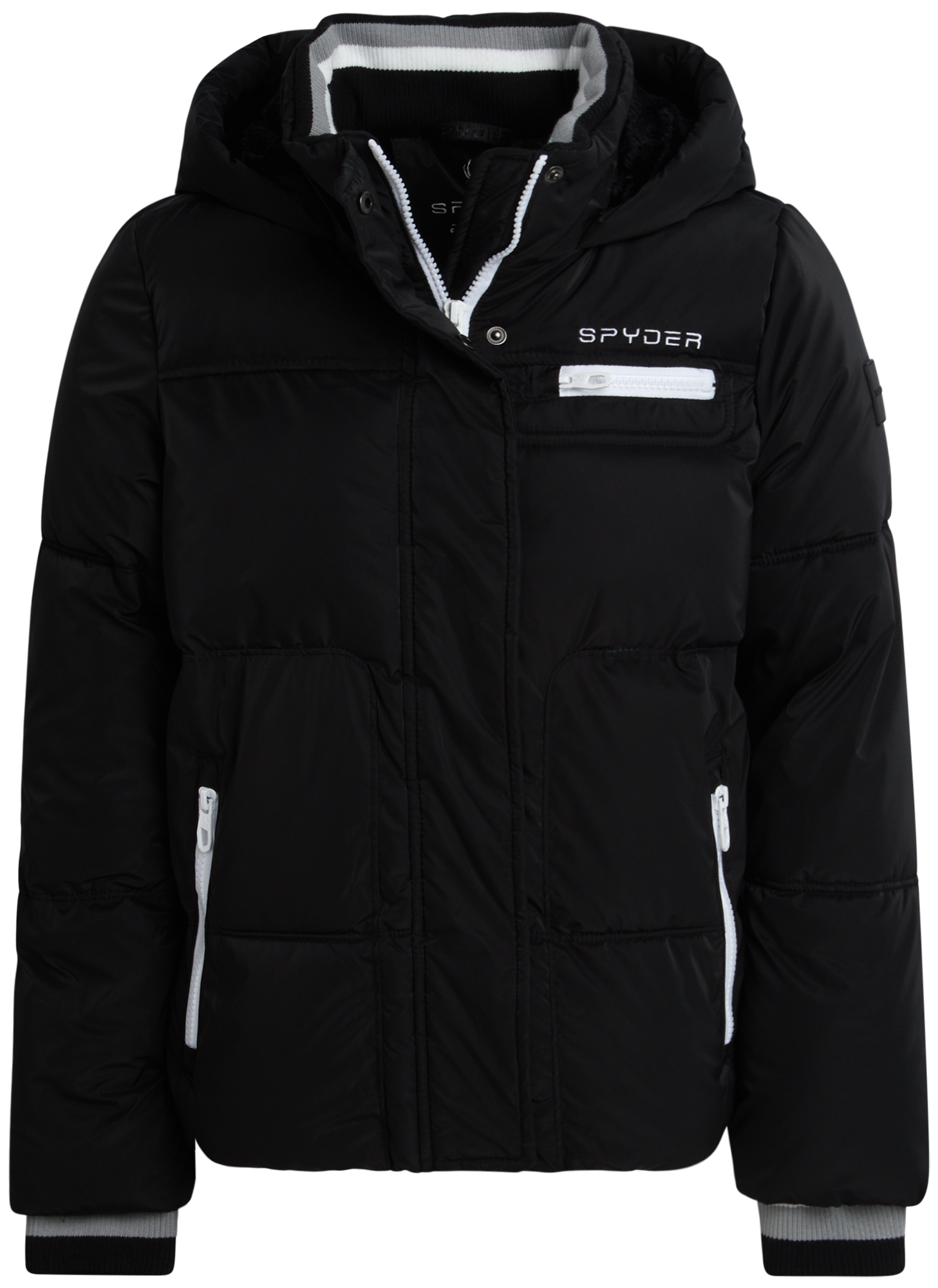 Spyder Girls' Puffer Jacket - Black