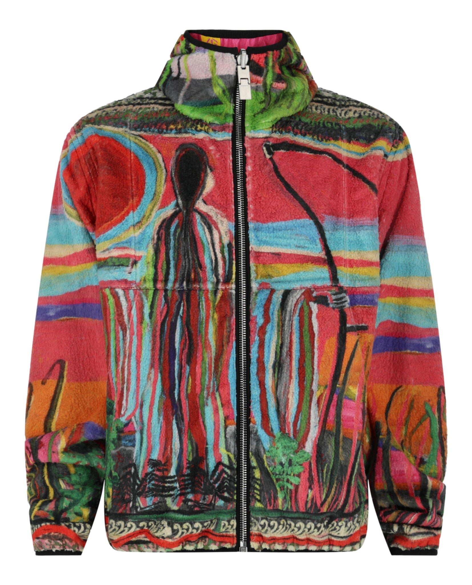 GIVENCHY フリース リーフ刺繍 リバーシブル Givenchy Josh Smith Reversible Fleece Jacket – Zulily