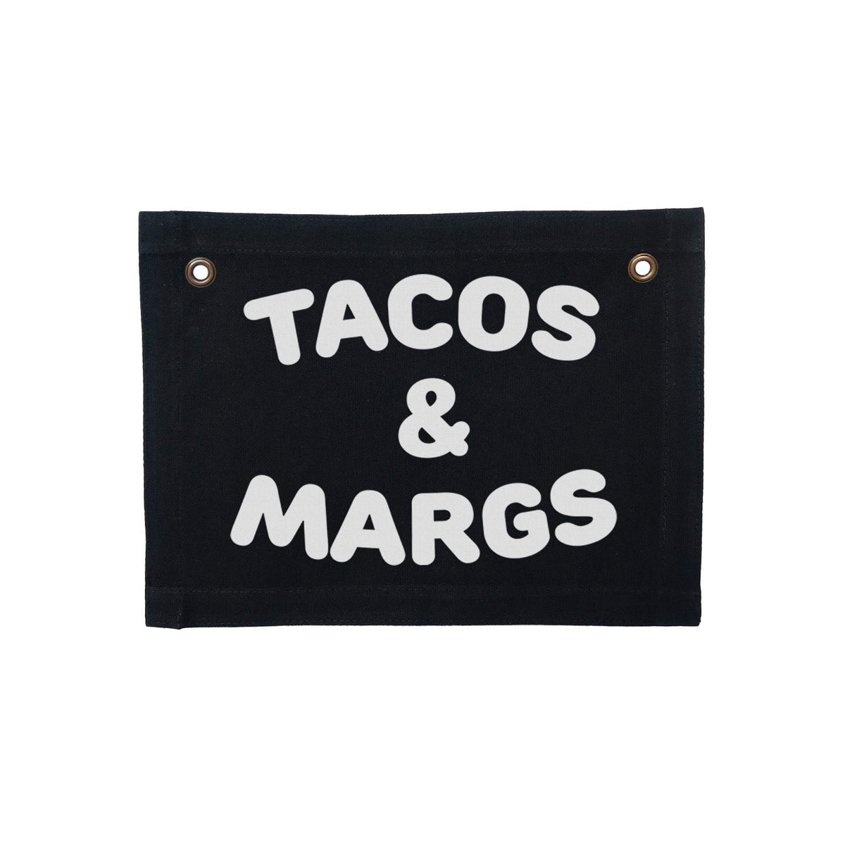 Frankie Jean Tacos & Margs Small Canvas Flag