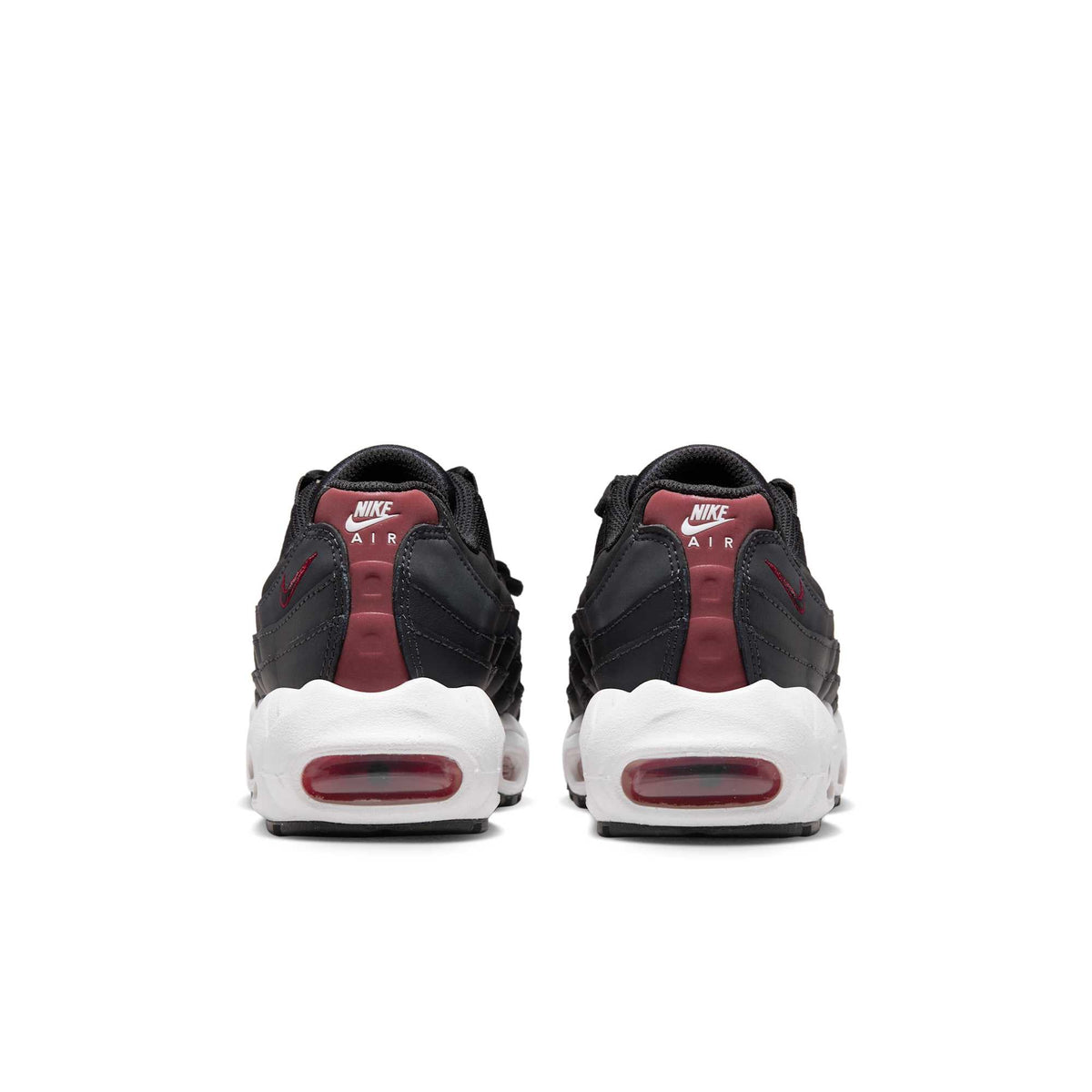 Nike Grade School Air Max 95 Recraft Gs 'Anthracite Team Red' Sneakers