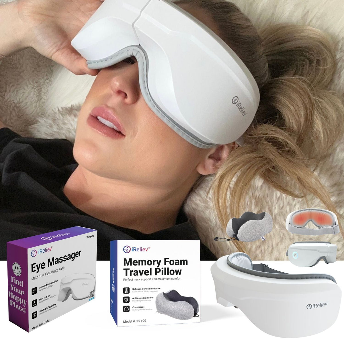 Relaxable™ Eye Massager with Heat