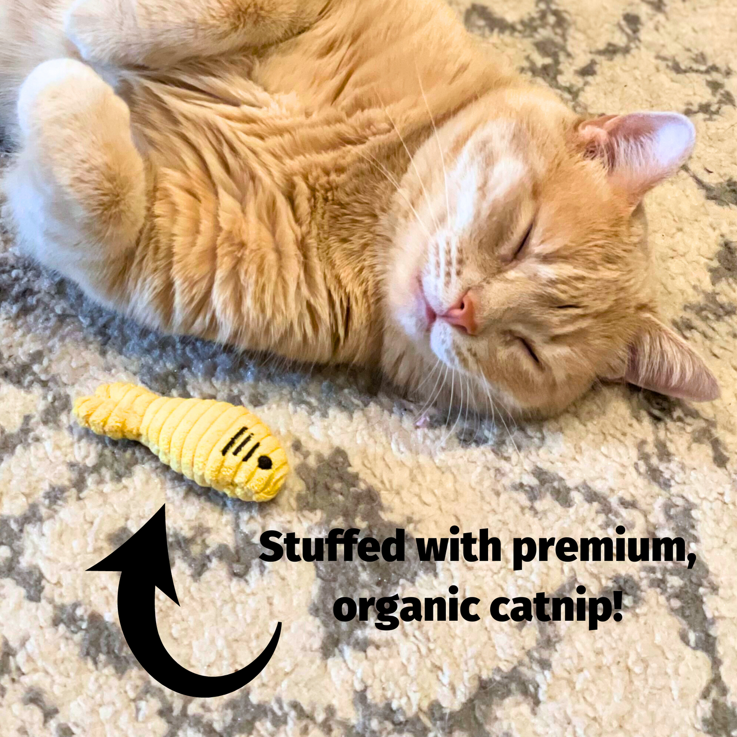 HuggleKatsÂŽ Sardinies Cat Toys, 3 Pack