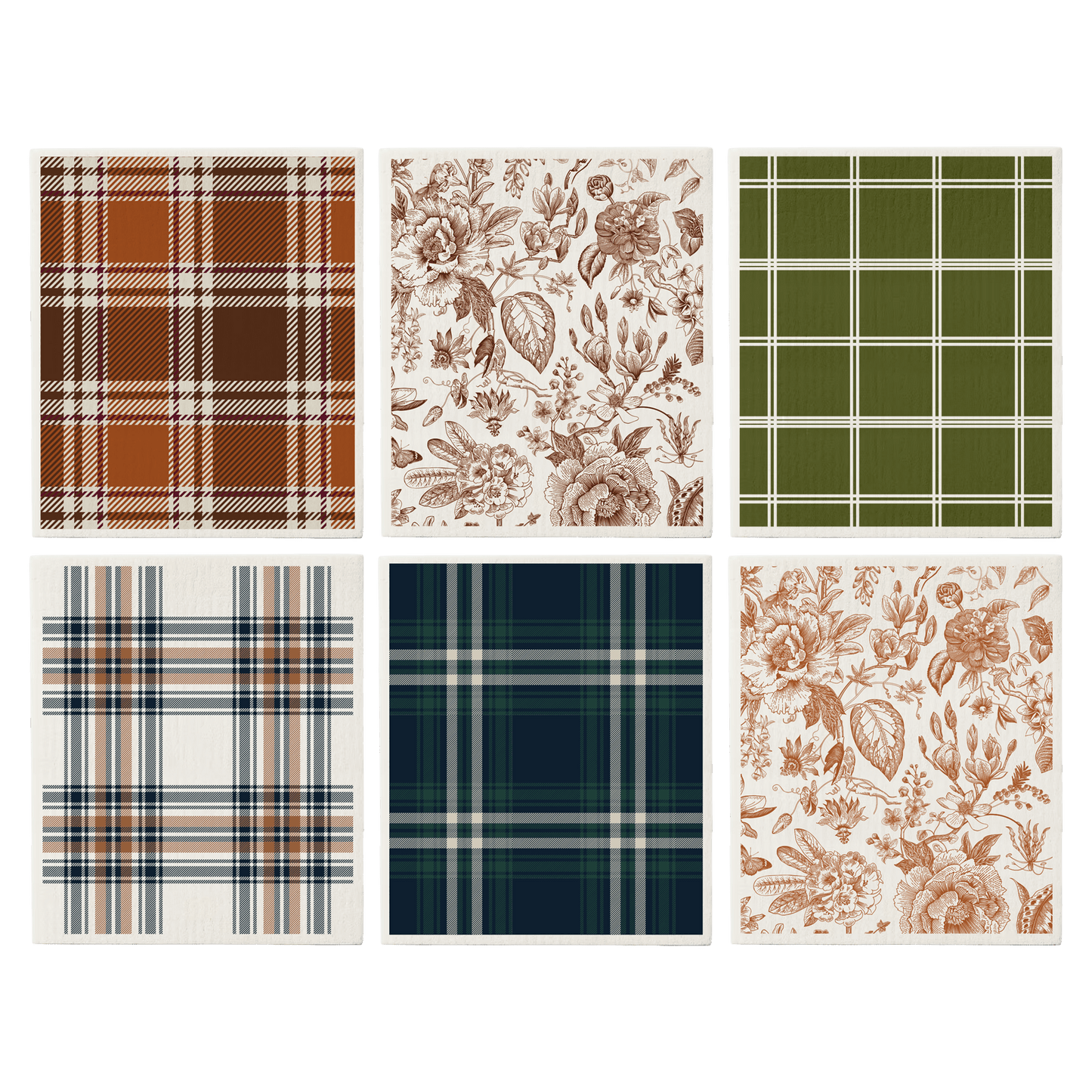 Fall Pattern Swedish Dishcloths