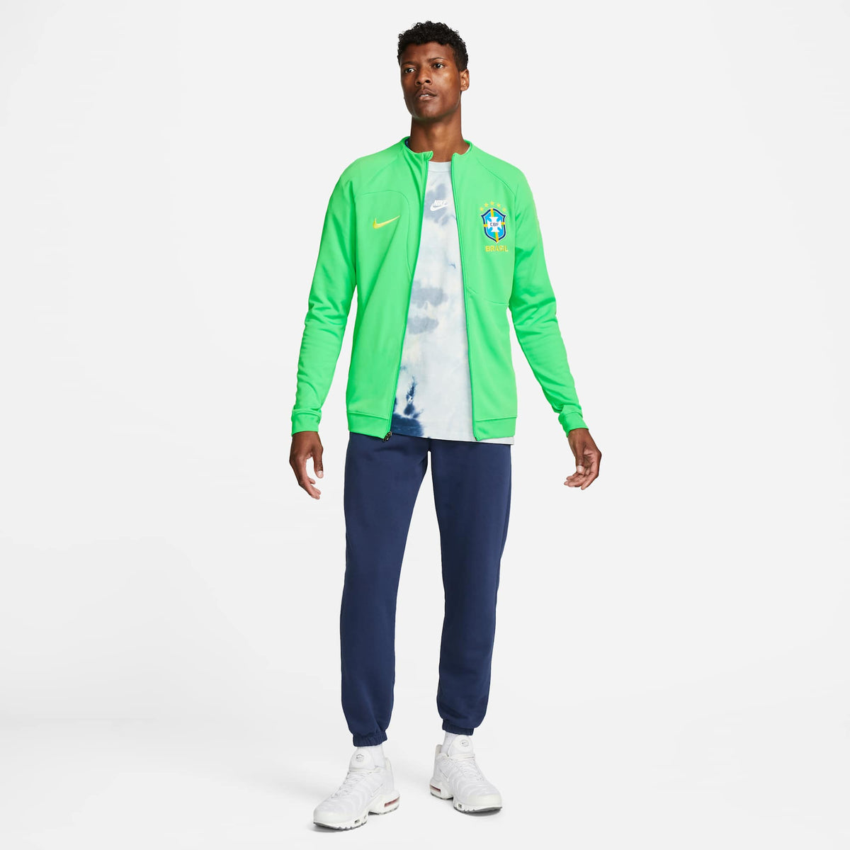 Nike Men's Brazil Academy Pro Knit Soccer Jacket