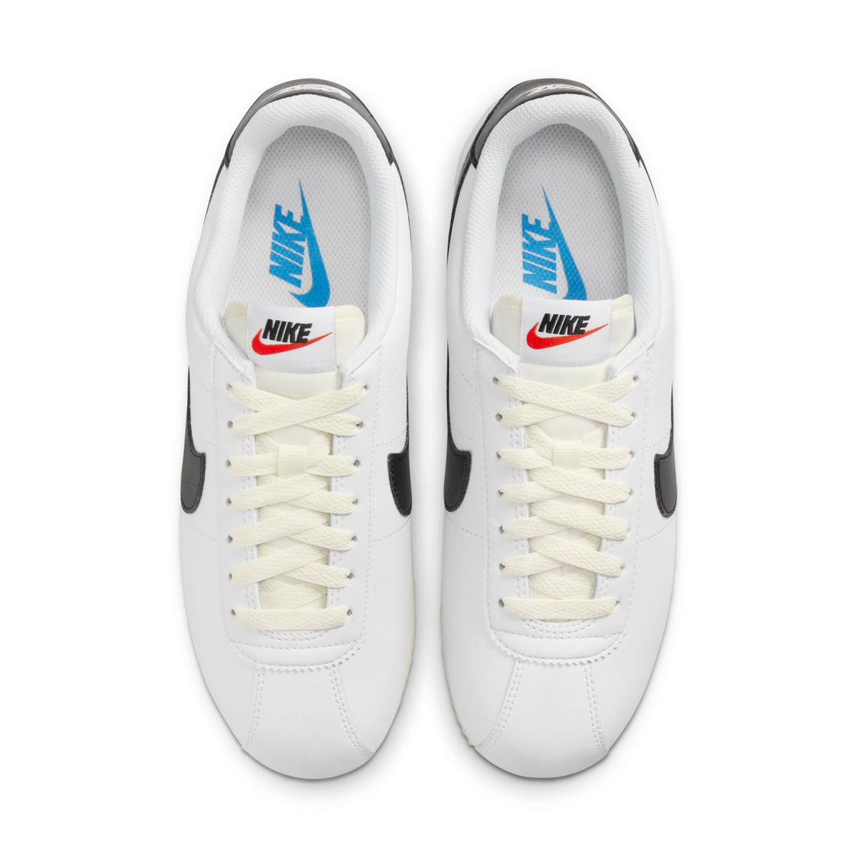 Nike Women's Cortez 'White Black Light Photo Blue' Sneakers