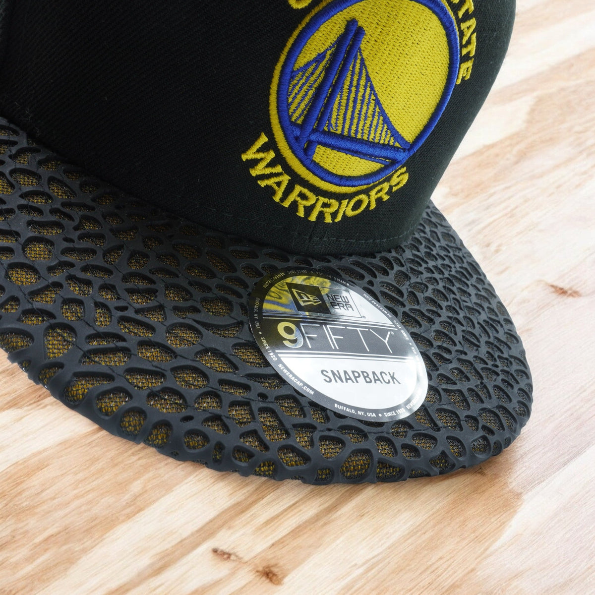 New Era Men's NBA Gs Warriors Amoeba Vize 950 Snapback Hats