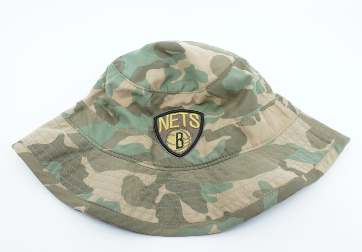 Mitchell & Ness Men's NBA Brooklyn Nets Camouflage Ambush Bucket Hat Hats