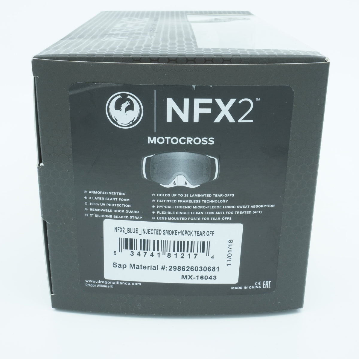 Dragon Alliance Men's Nfx2 Mx 1 Goggles