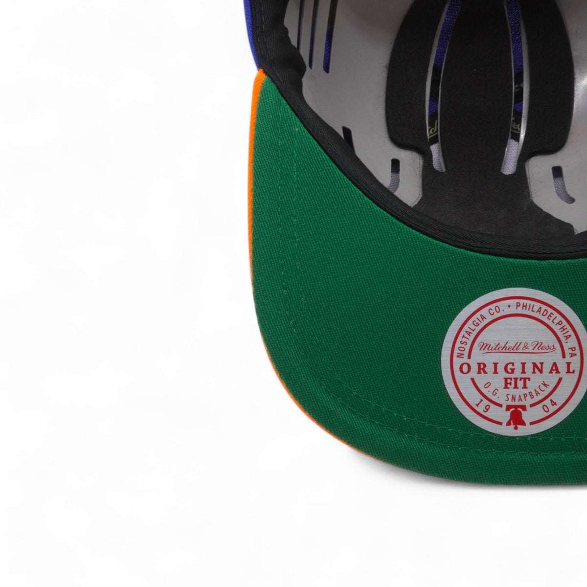Mitchell & Ness Men's NBA Logo Bill Snapback Hwc Knicks Blue-Orange