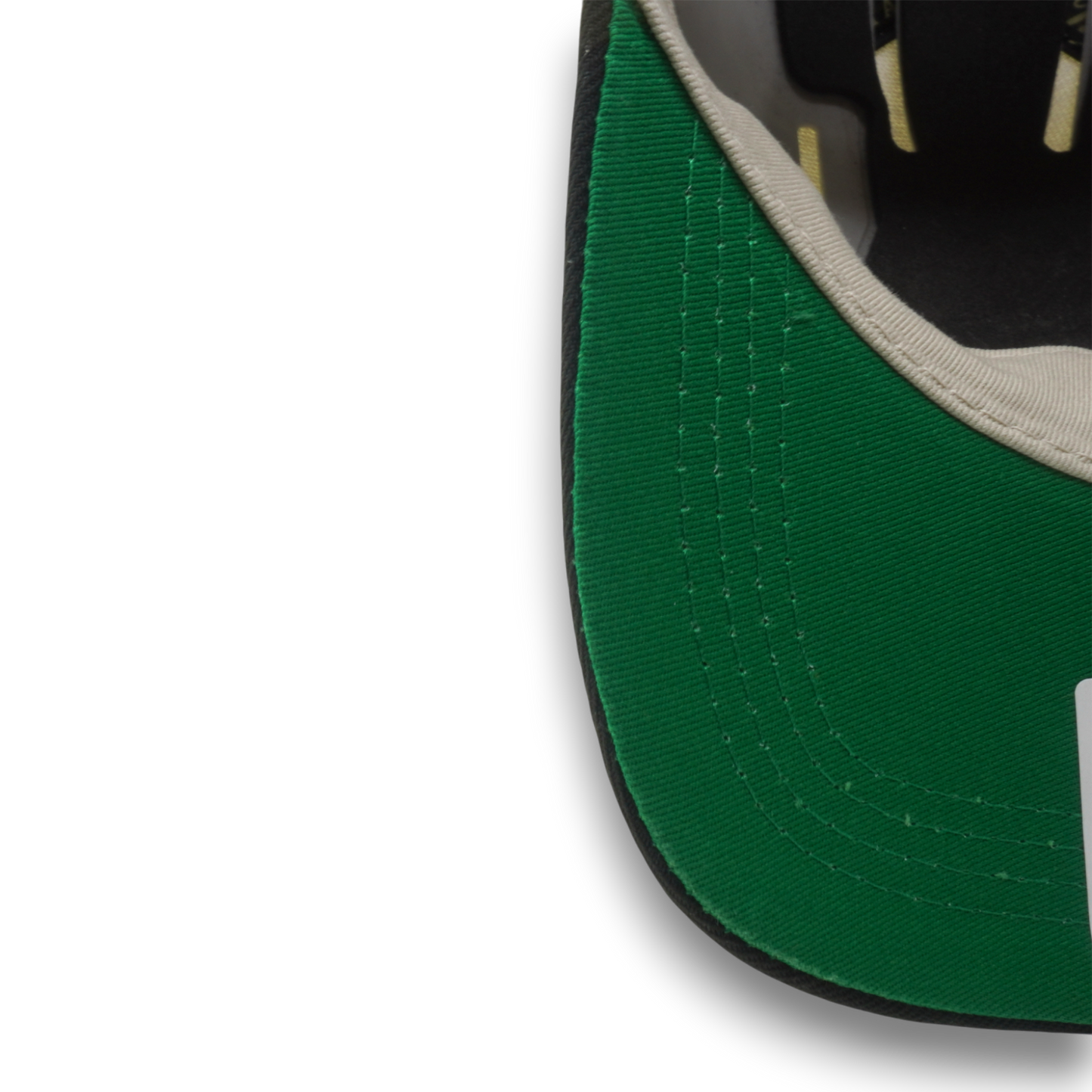 Men's Mitchell & Ness MLB Hat Trick Script Pro Pinch Snapback Coop Rays - Cream