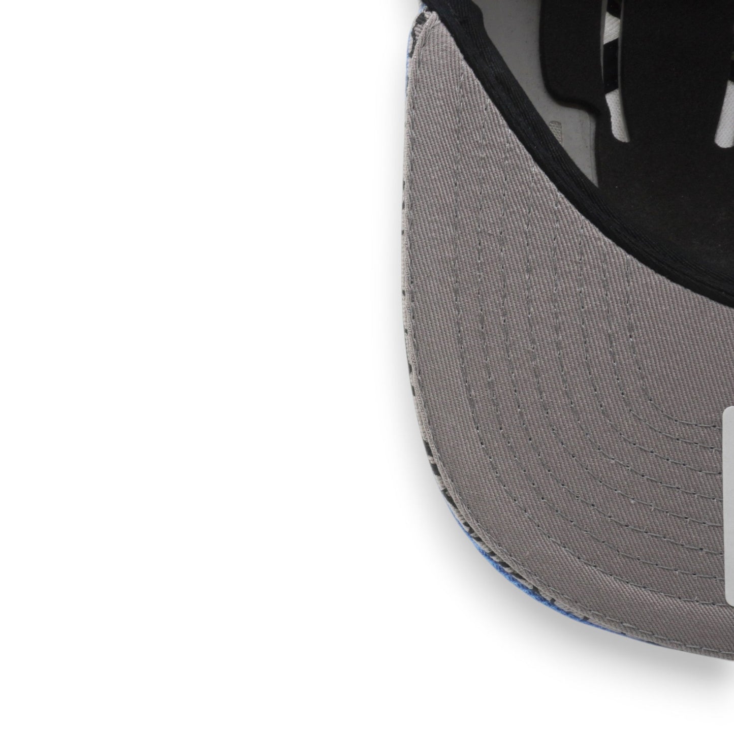 Men's Mitchell & Ness NBA Three Collection Snapback Warriors - White-Light Blue