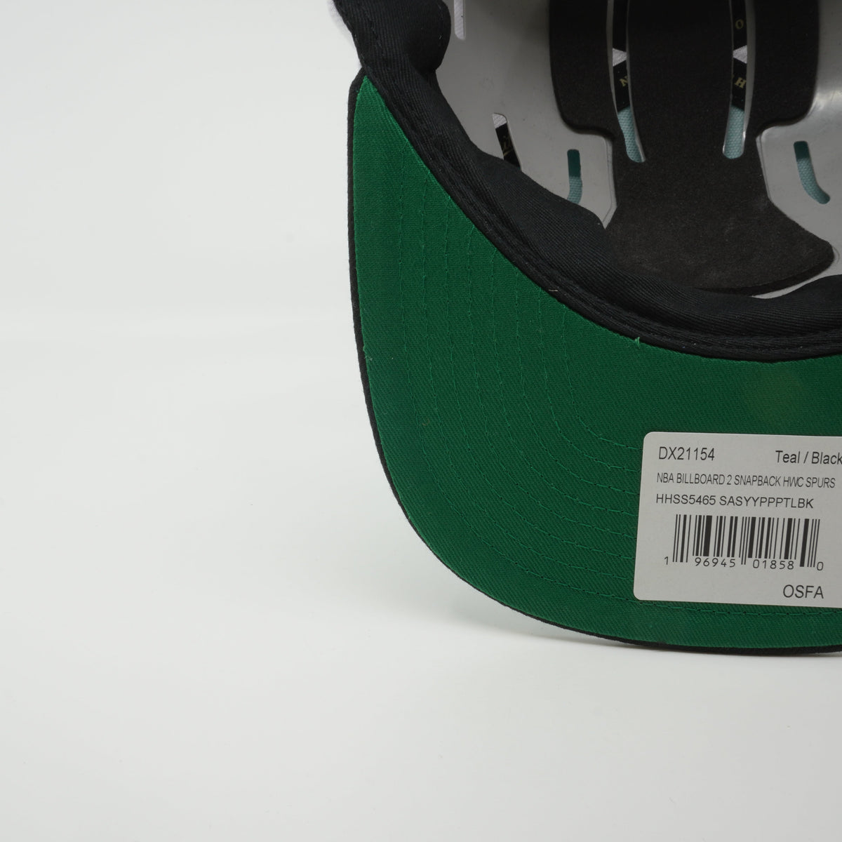 Mitchell & Ness Men's NBA Billboard 2 Snapback Hwc Spurs Teal-Black