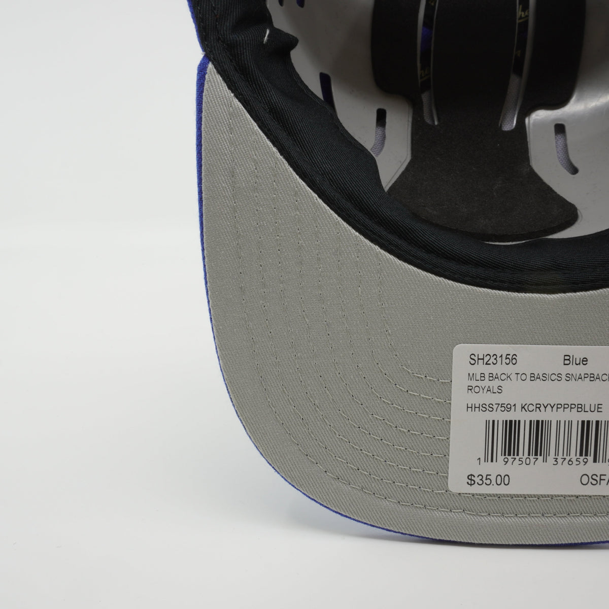 Mitchell & Ness Men's MLB Back To Basics Snapback Royals Snapback Caps