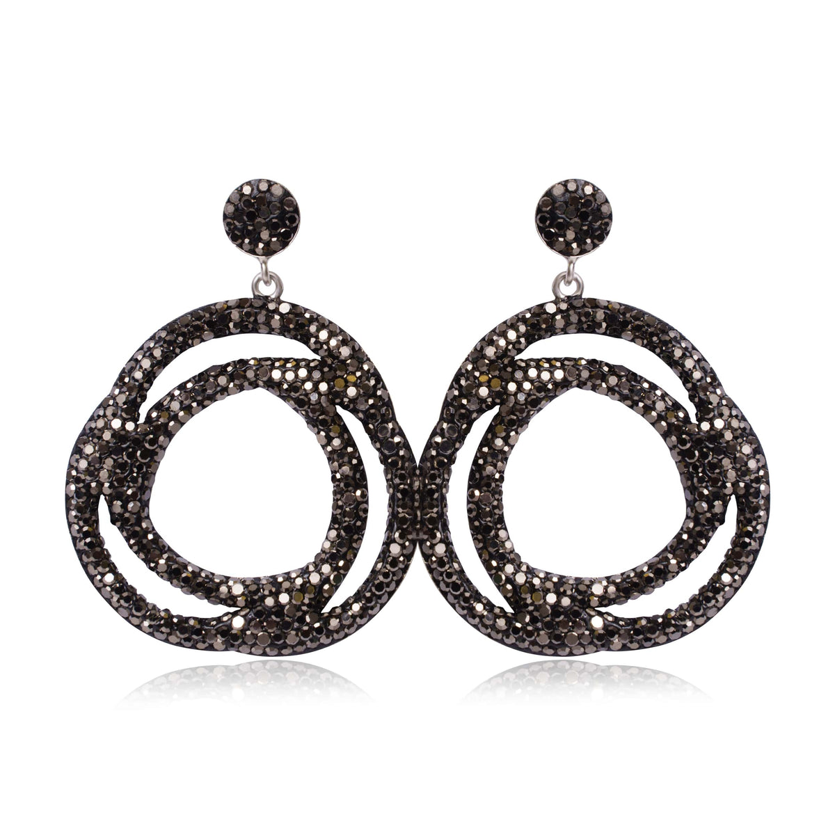 CRYSTAL Hoop Earrings