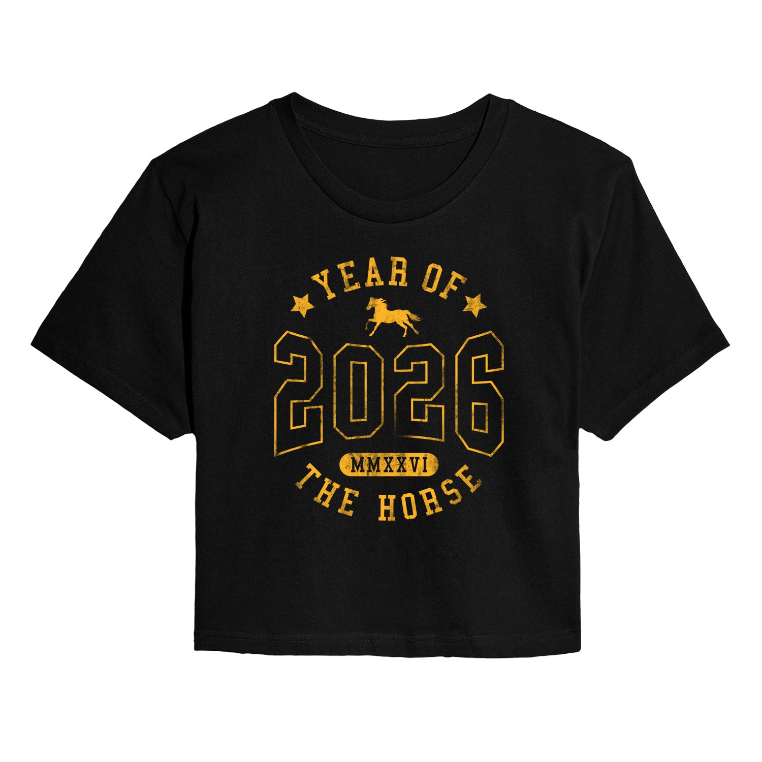 Women's - Instant Message - 2026 Year of the Horse Cropped Graphic
