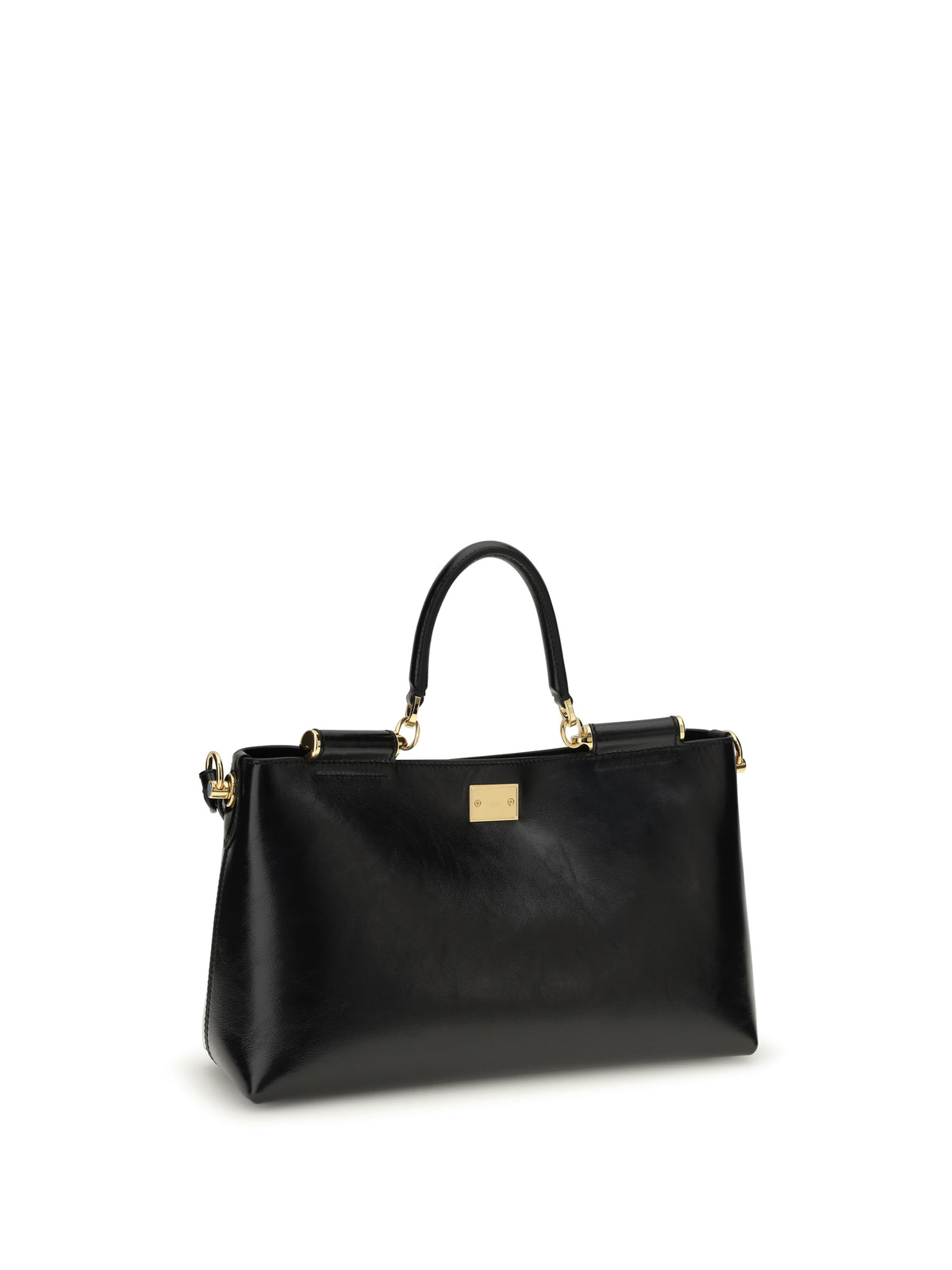 Handbag Vittoria Black Leather