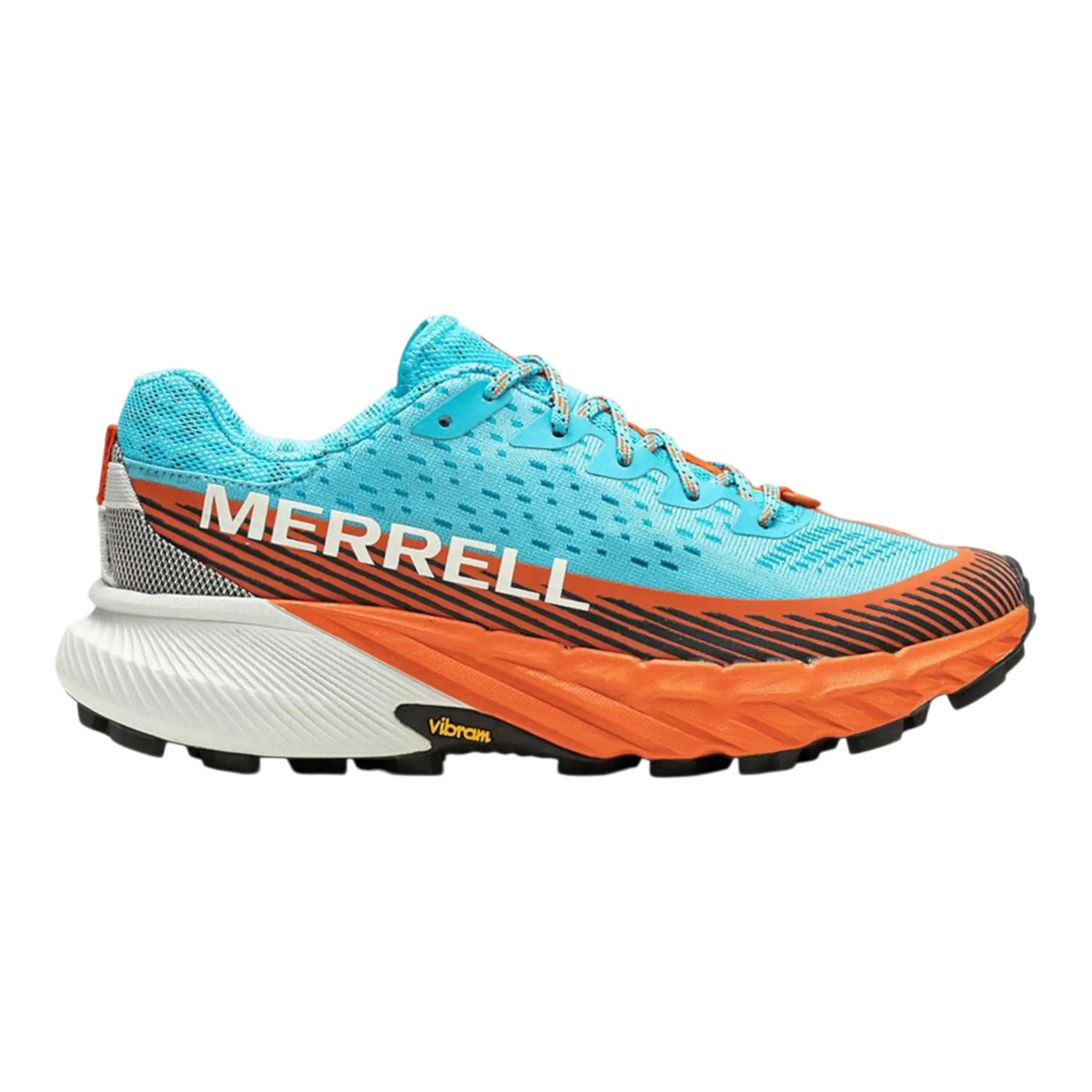 メッシ27.5 Merrell Agility Peak 5 Women Trail Running Sneakers Atoll/Cloud