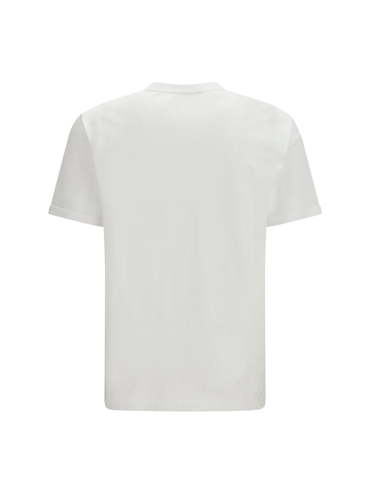 Cotton T-Shirt With Patch Optical White