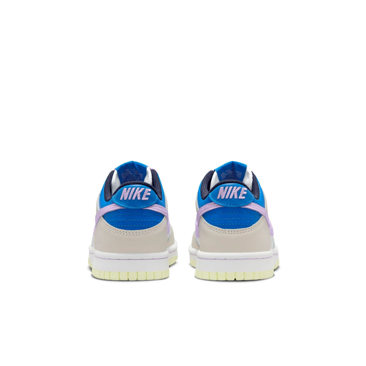 Nike Grade School Dunk Low 'Khaki Blue Pink Gs' Sneakers