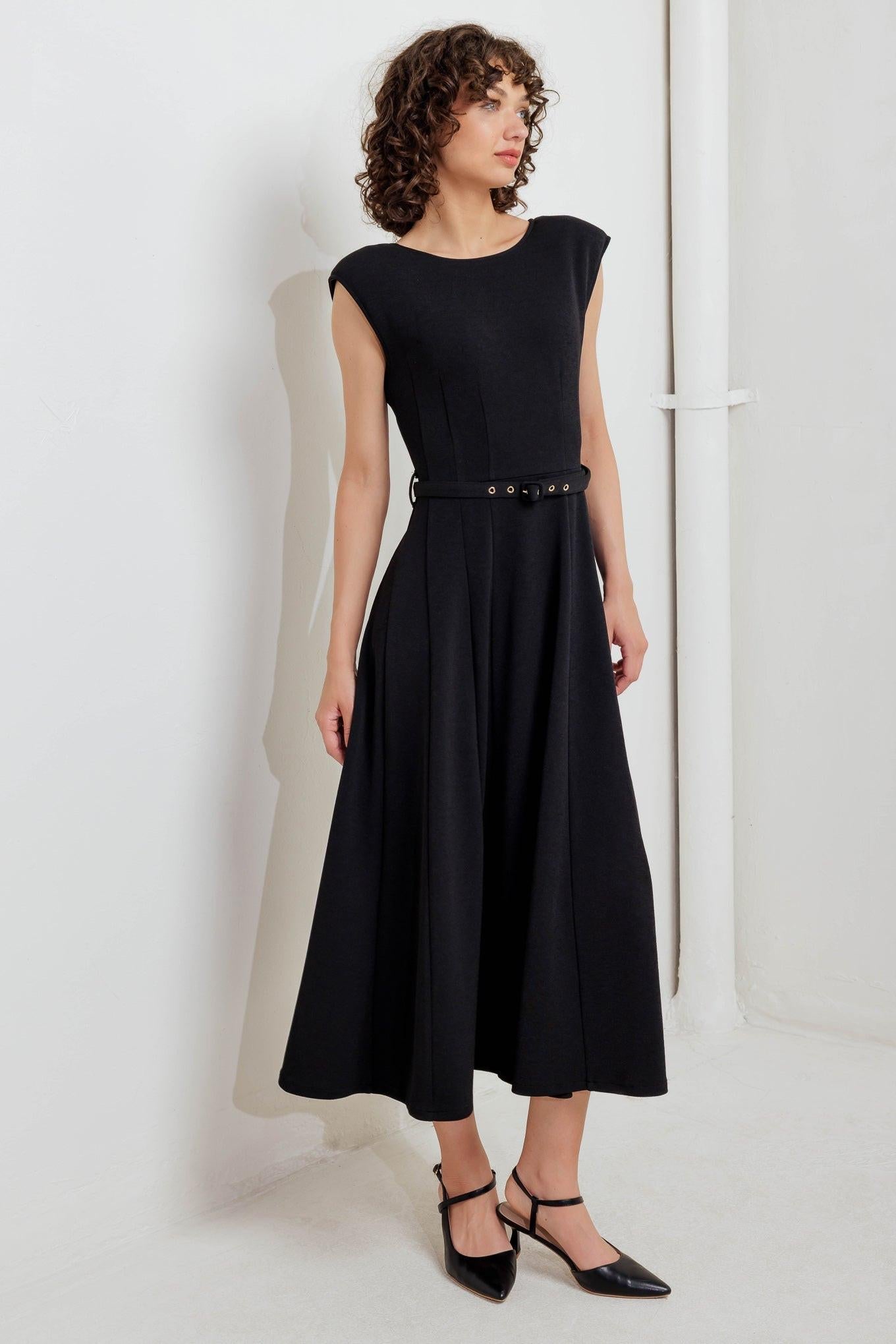 mona midi dress Green Ruffle Mona Midi Dress