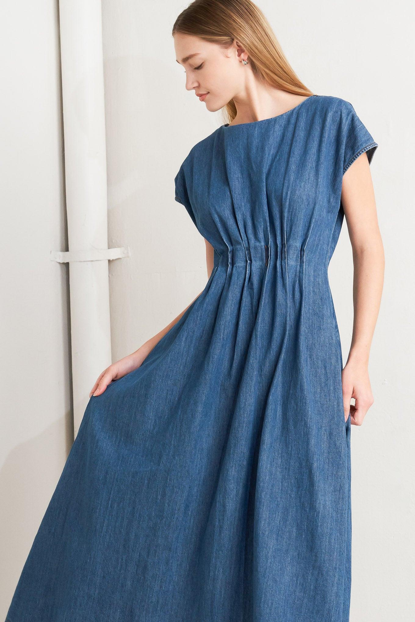denim midi dress with short sleeves Buy Love & Roses Light Blue Denim Square Neck Short Sleeve Belted Button Through Mid Dress from Next USA