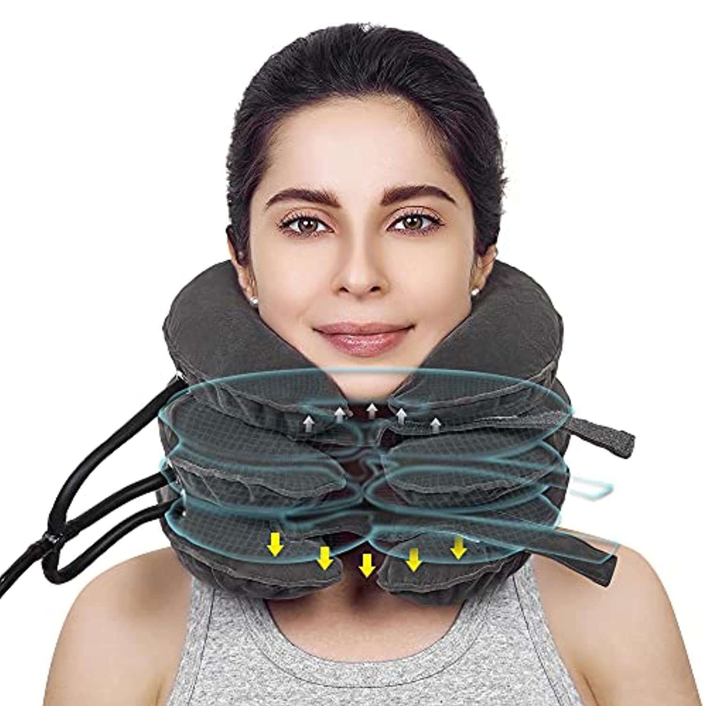 Cervical Traction Device Neck Support Pillow Adjustable Neck Stretcher