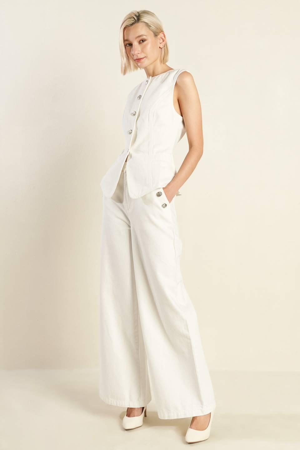 Delicate Hue Woven Vest