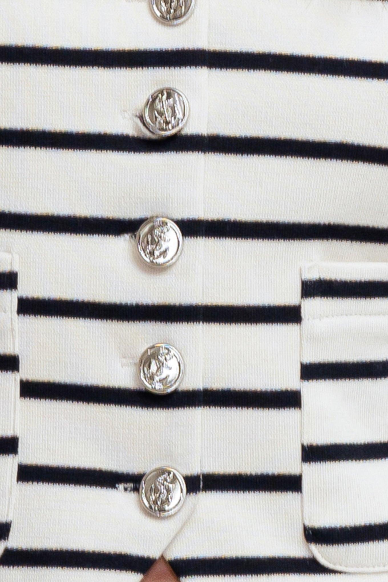 Marine Chic Woven Vest
