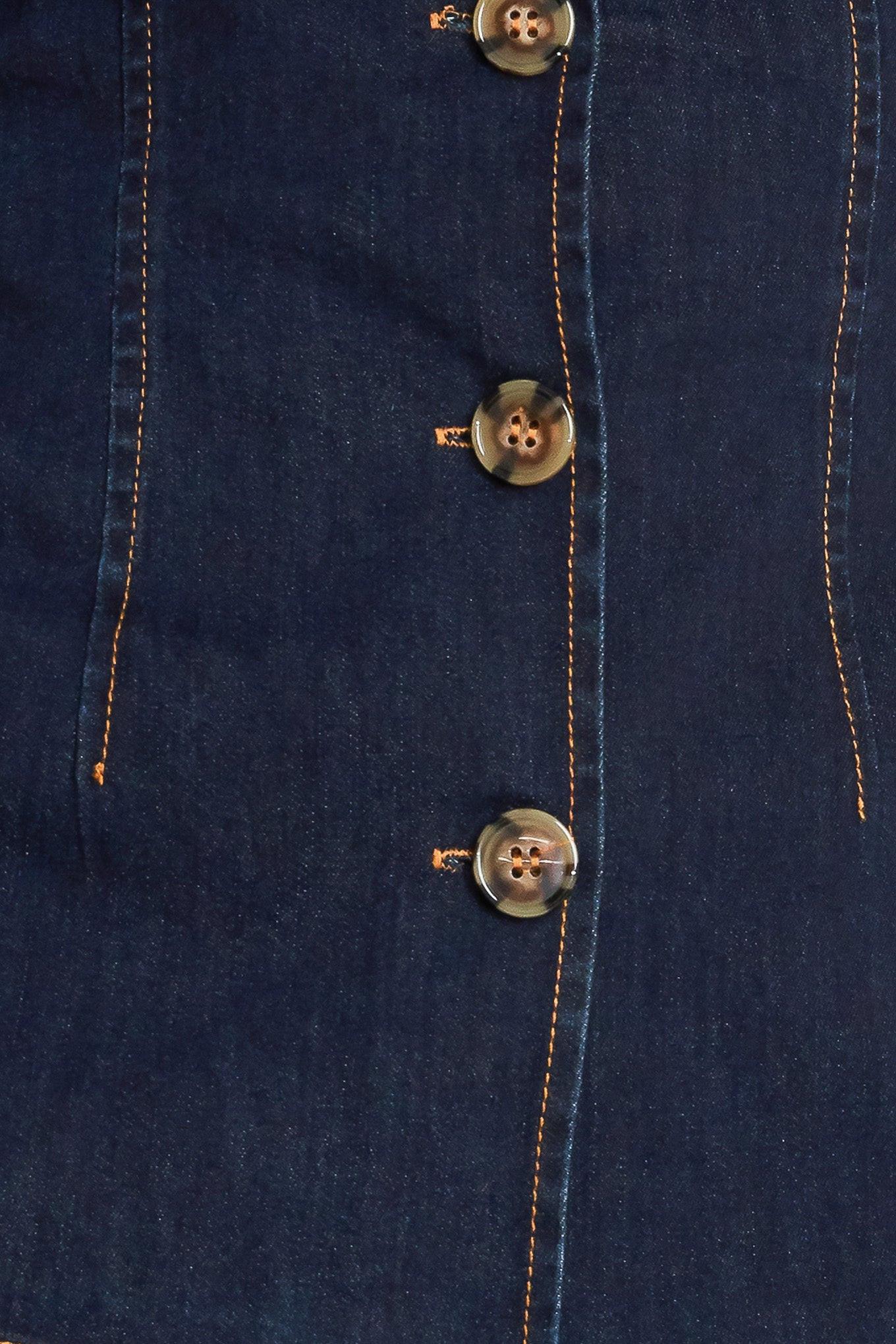 Euro City Denim Vest