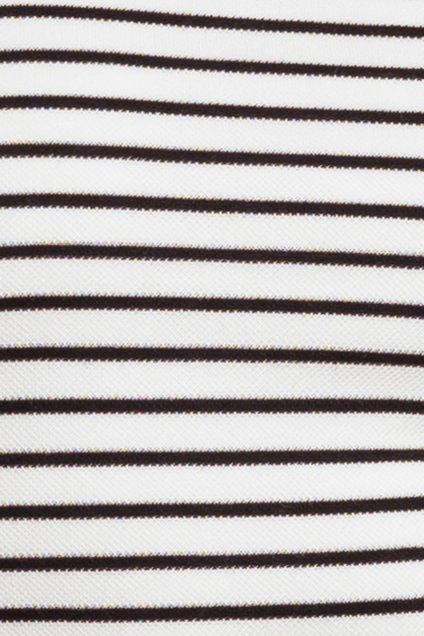Winding Path Striped Woven Tube Top