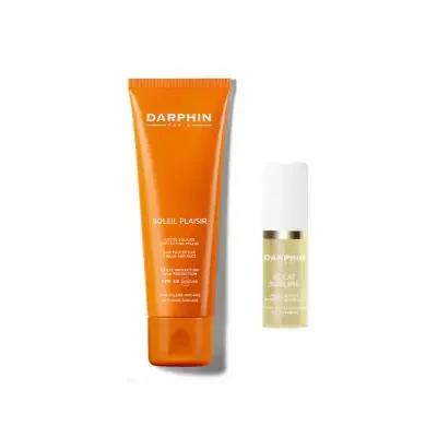 Darphin Soleil Plaisir Sunscreen SPF & Eclat Sublime Serum Set: UVA/UVB Protection, Hydrating, Radiant Skin - Anti-Aging