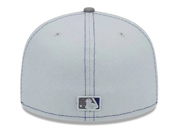 New Era Men's MLB Ny Yankees 5950 Gray Pop Fitted Gray